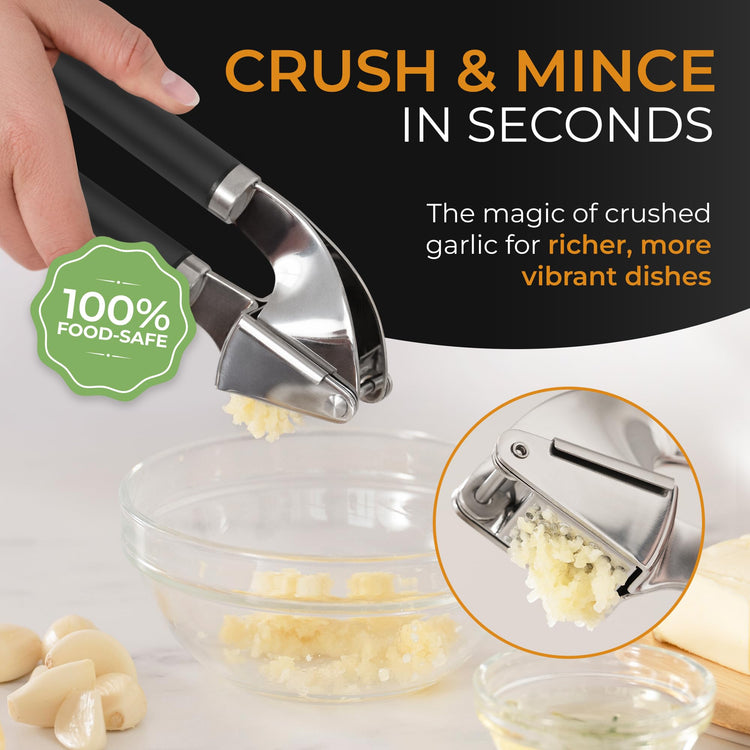 Garlic Press and Peeler Set