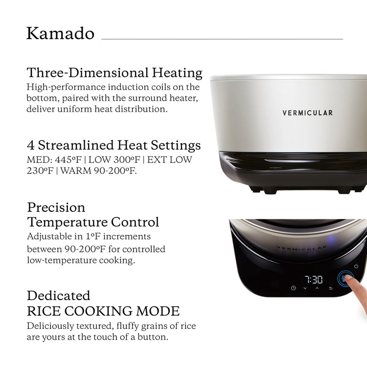Musui Kamado Cast Iron Induction Cooker