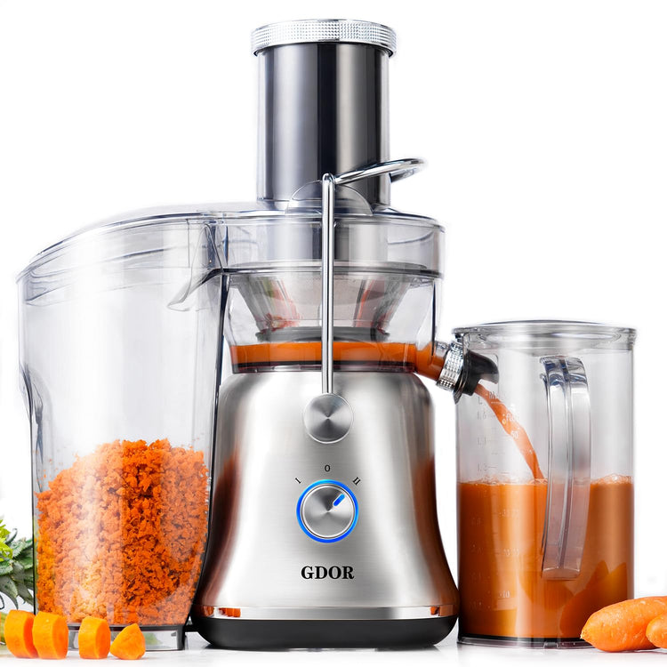 1300W Powerful Juicer Machines with Larger 3.4" Feed Chute 56oz Jug