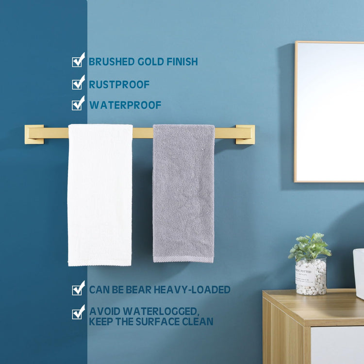 20 Inch Towel Bar Bathroom Towel Bar Kitchen Dish Cloths Hanger Hand Towel Holder Stainless Steel Wall Mount