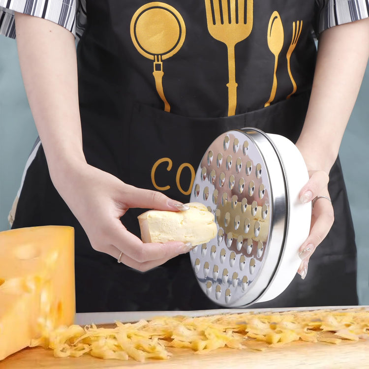 Cheese Grater Citrus Lemon Zester with Food Storage Container & Lid