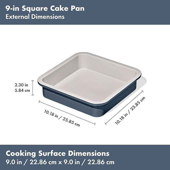 OXO Good Grips Non-Stick Pro Ceramic Coated Metal Bakeware 9” Square Cake Pan – Storm Blue