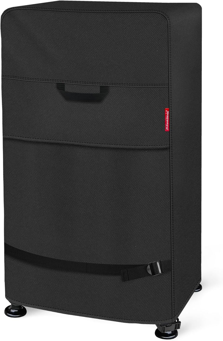 Porch Shield 30 Inch Electric Smoker Cover for Masterbuilt Smoker, Waterproof Heavy Duty Outdoor Smoker Grill Covers 23W x 21D x 35H inch, Black