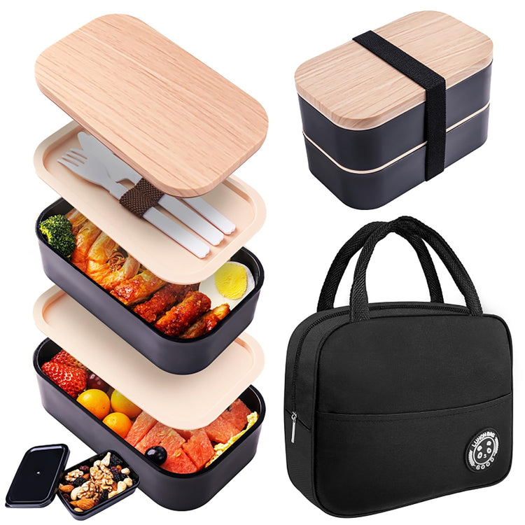 Bento Box with Lunch Bag Microwavable All