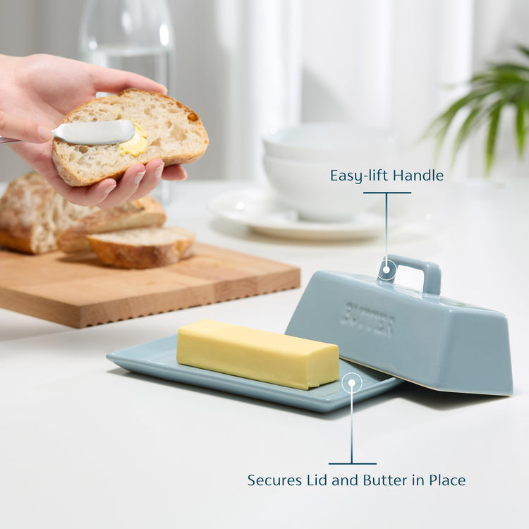 Ceramic Butter Dish with Lid