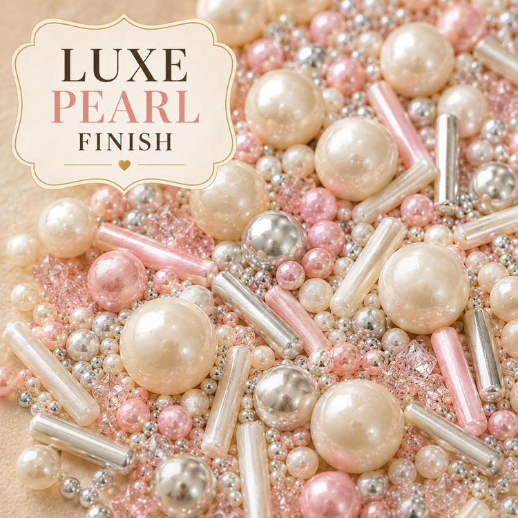 Fusion Pink & Silver Sprinkles Mix