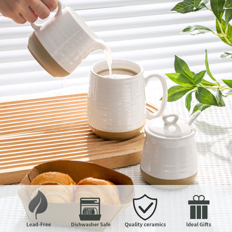 Ceramic Sugar and Creamer Set (10 Ounce)