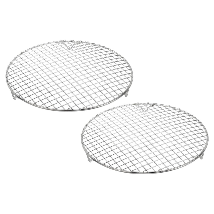 2 Pcs Round Cooking Rack with Legs (2 Count)