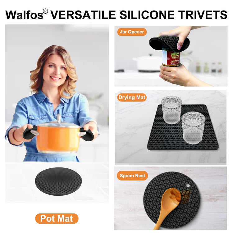 Silicone Trivet Mats (4 Count)