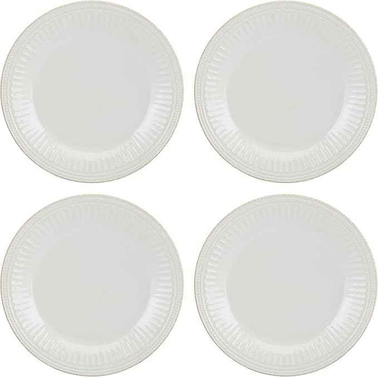 Lenox 899195 French Perle Groove 18-Piece Dinnerware Set, Service For 6