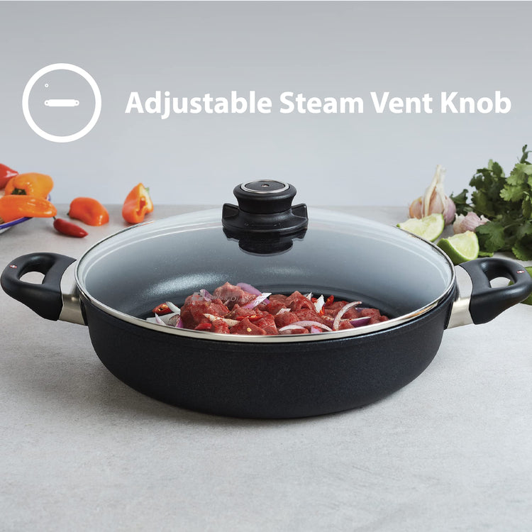 4 Piece Set Nonstick Diamond Coated Aluminum W