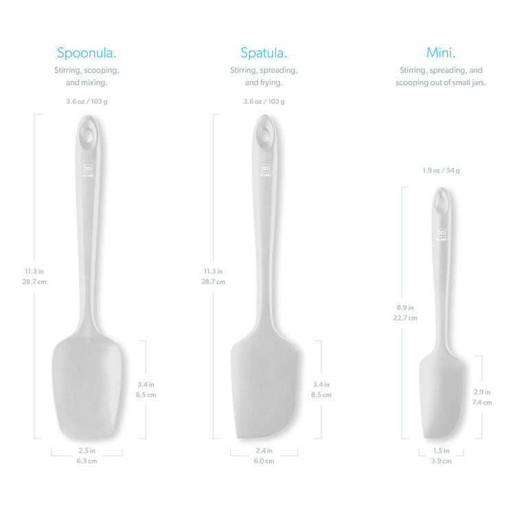 DI ORO Silicone Spatula Set (3 Count)