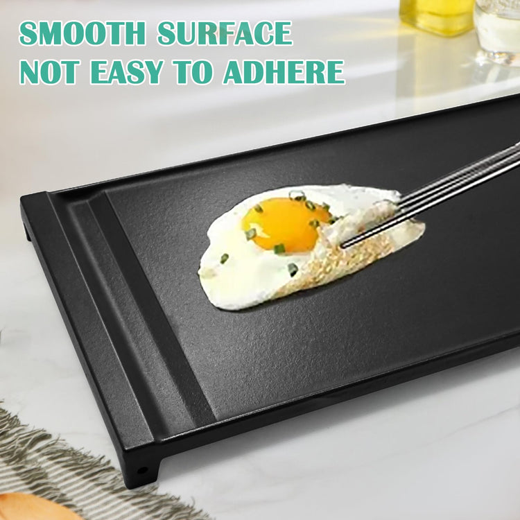 WB31X24738 Cast Iron Griddle Replacement for GE Appliance Gas Range