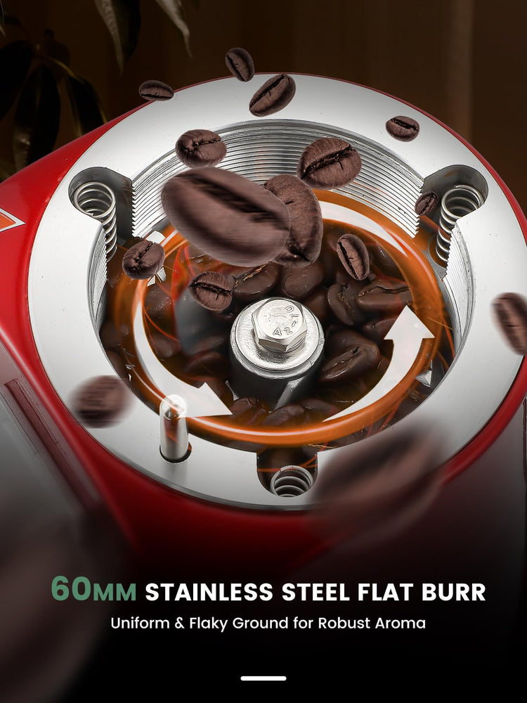 Flat Burr Coffee Grinder