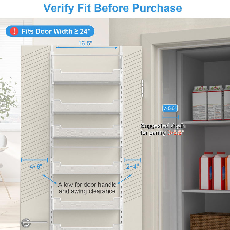 Over the Door Pantry Organizer