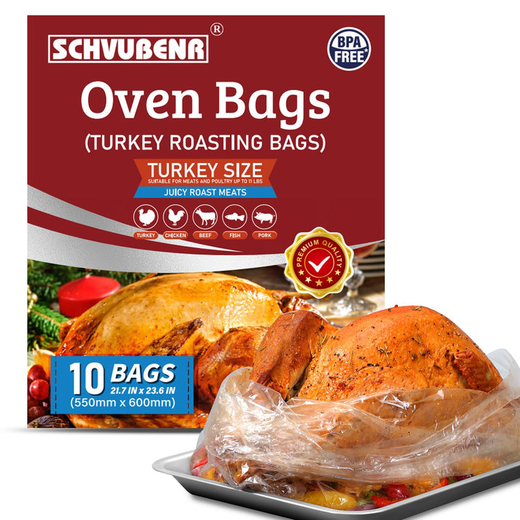 Turkey Oven Bags for Perfect Roasting (10 Count)