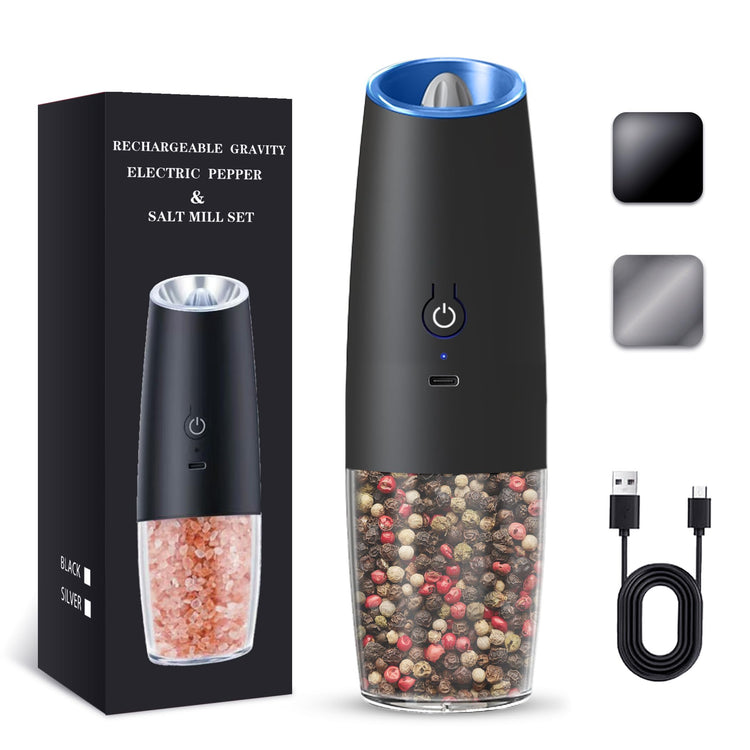 Rechargeable Electric Salt And Pepper Grinder Set