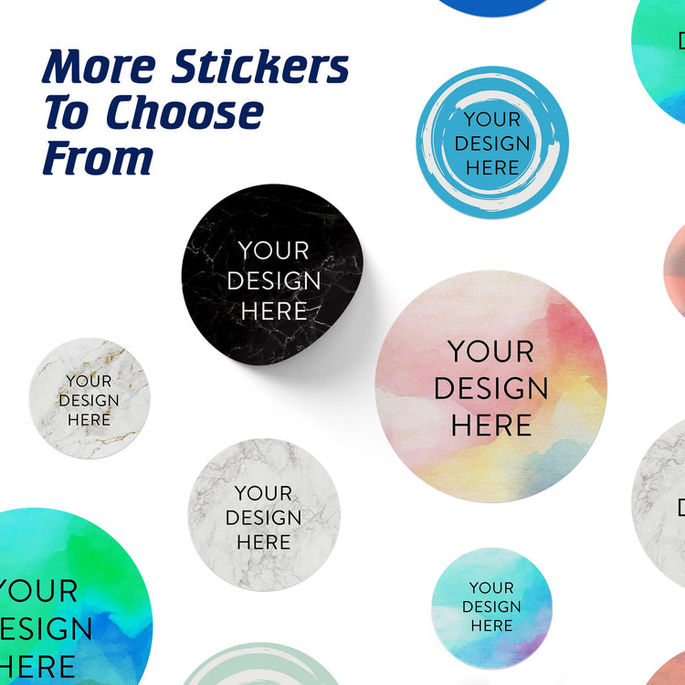 100 Custom Vinyl Stickers (100 Count)