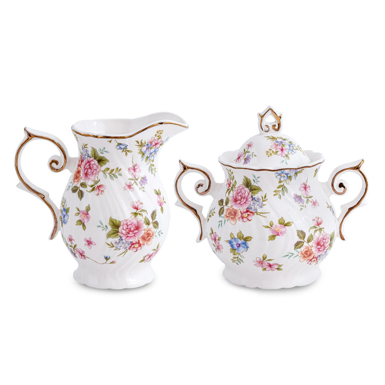 Sugar and Creamer Set Ceramic