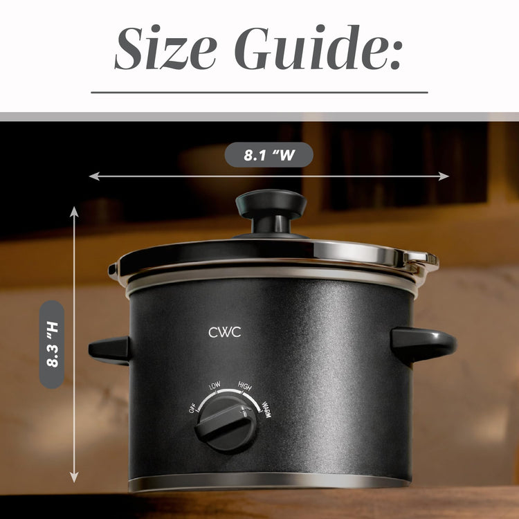 2QT Mini Electric Round Slow Cooker