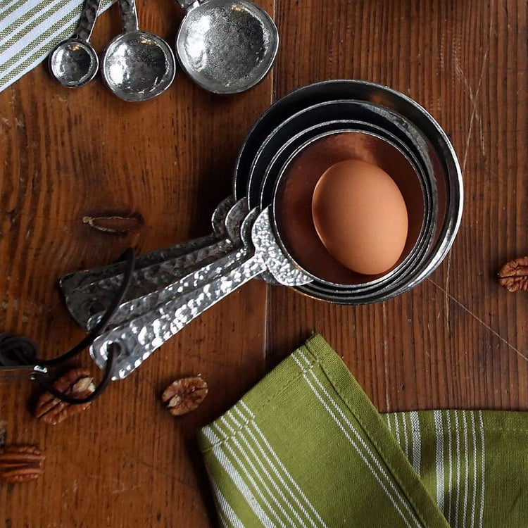 Roman Pewter Measuring Cups