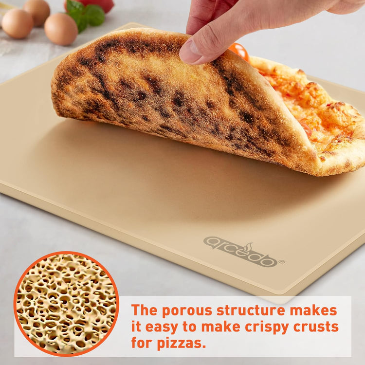 Pizza Stone for Grill 20 x 13.5 Inch
