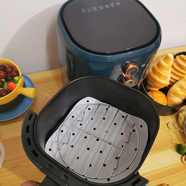 13.8" Round Cooking Rack Versatile Stainless Steel Grid Grill Steamer Rack