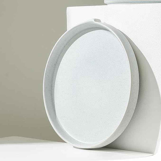 Stone Lain Bao 4-Piece Salad Plate Set Stoneware, Blue-Grey