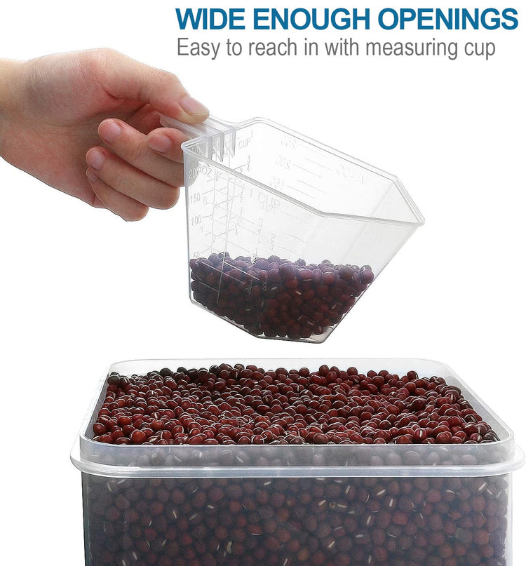 Large Tall Airtight Food Storage Containers (10 Count)