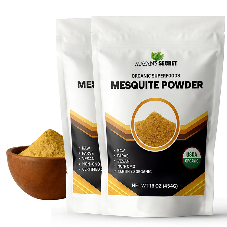 Mesquite Powder USDA Certified Non GMO (16 Ounce)