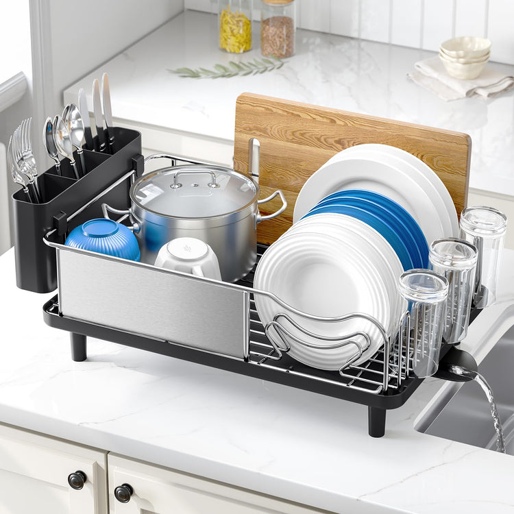 Stainless Steel Dish Drying Rack for Kitchen Counter