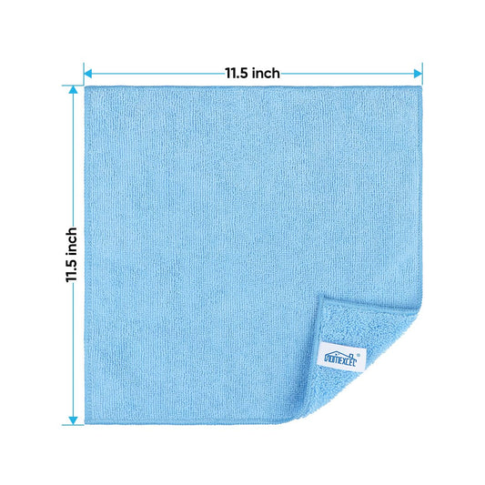 Blue Microfiber Cleaning Cloth (12 Count)