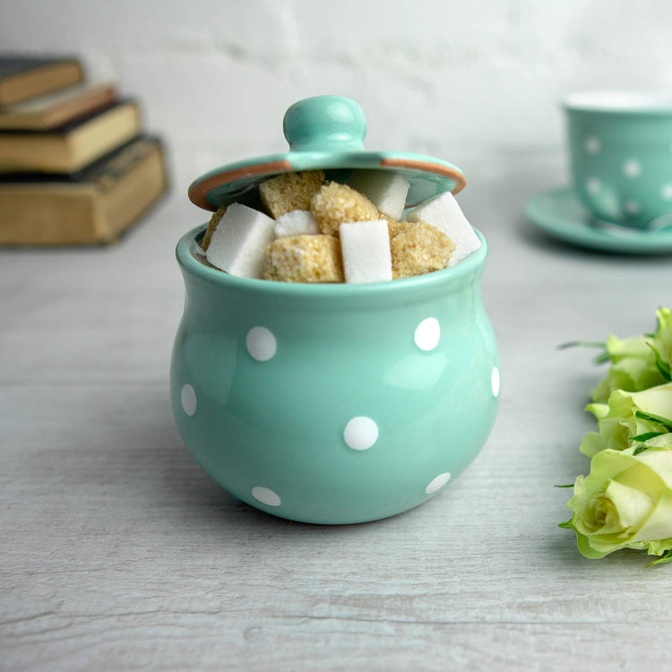 Ceramic Sugar Bowl with Lid