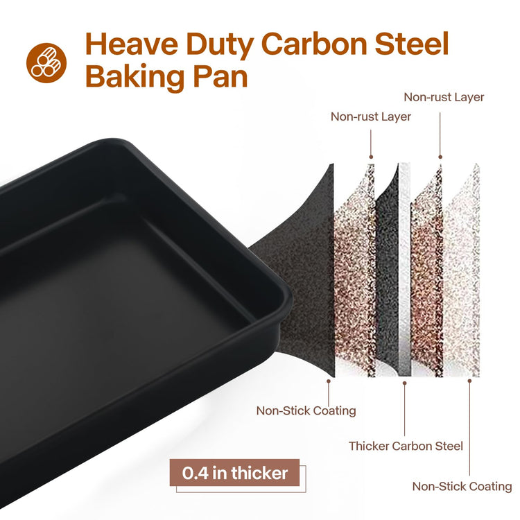 Rectangle Cake Pans (3 Count)