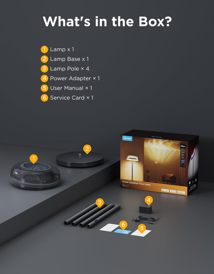 Uplighter Floor Lamp for Living Room