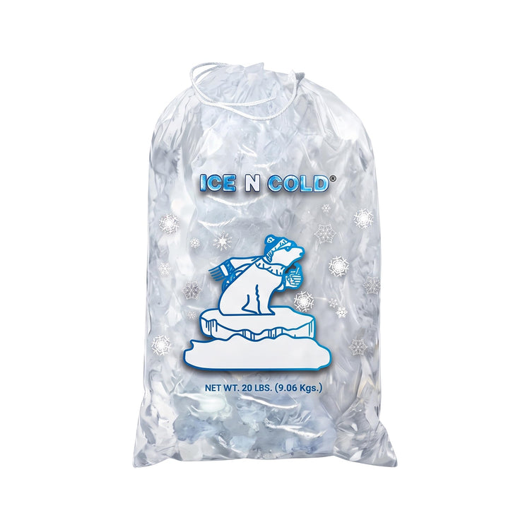 20lb (250 ct) Ice Bags with Cotton String 50 Micron Commercial & Food Grade LDPE, BPA-Free, Freezer Safe Plastic, 15" x 22" Bolsas Hielo, Bolsas Para Hielo, Ice Cube Machine Storage Bag (250 Count)