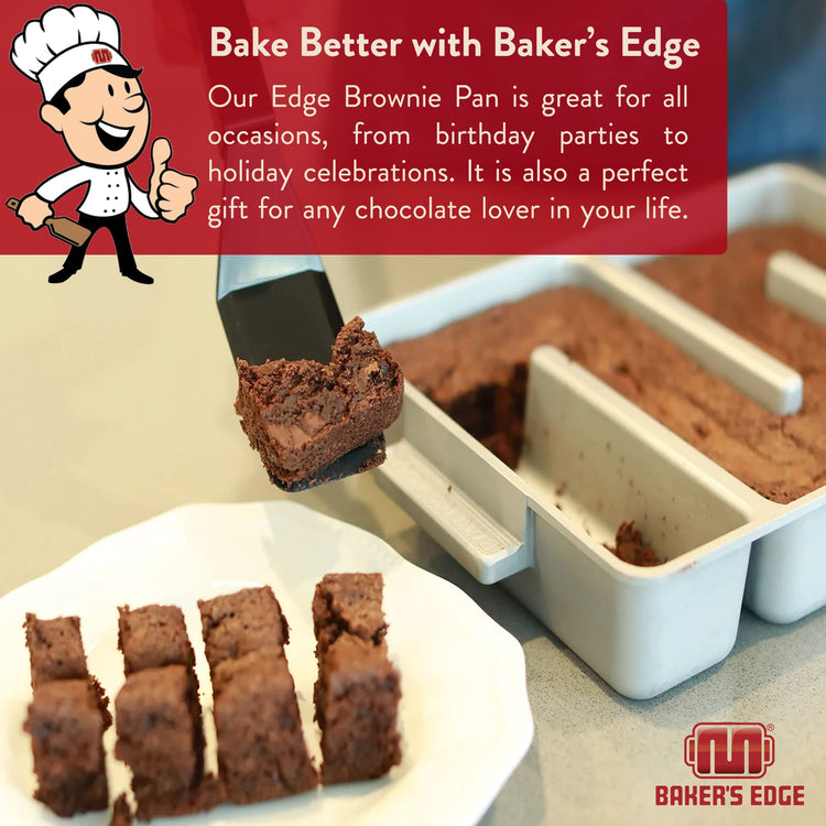 Original All Edges Brownie Pan including lid