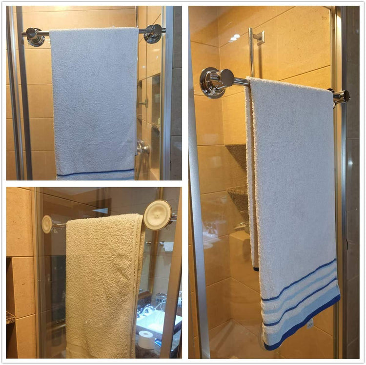 24 inch Suction Cup Towel Bar