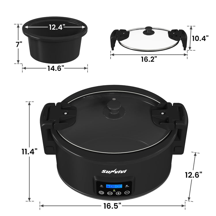 8.5 Quart Programmable Slow Cooker