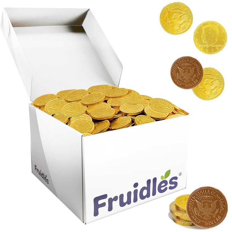 Gold Half Dollar Milk Chocolate Coins Gelt (160 Ounce)