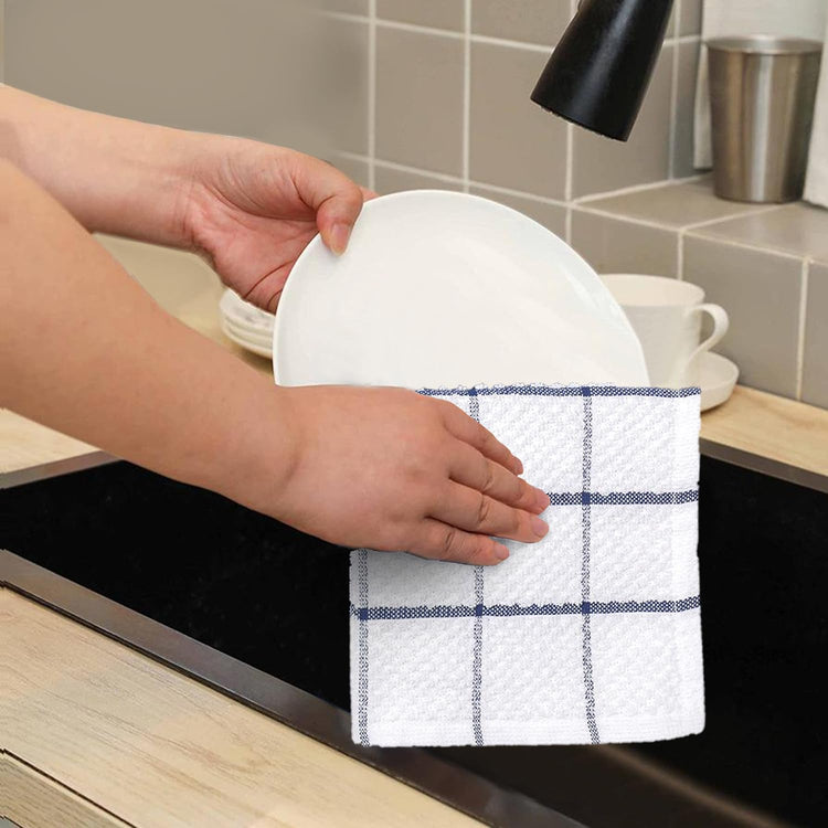 Cotton Kitchen Dish Cloths Set of 8 (8 Count)