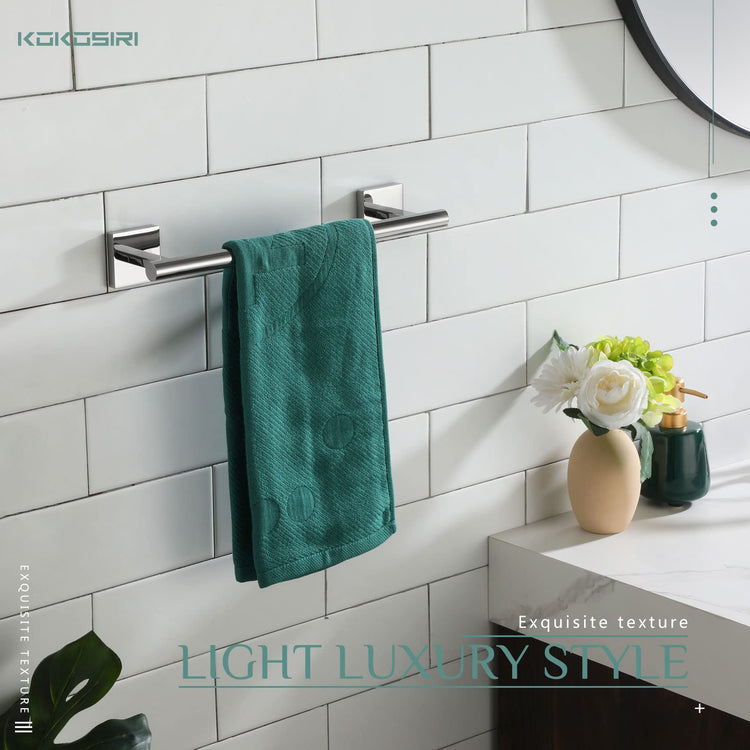 Hand Towel Bar 12 Inch Bathroom Towel Holder for Bath Kitchen Toilet Cabinet Chrome Stainless Steel B4005CH