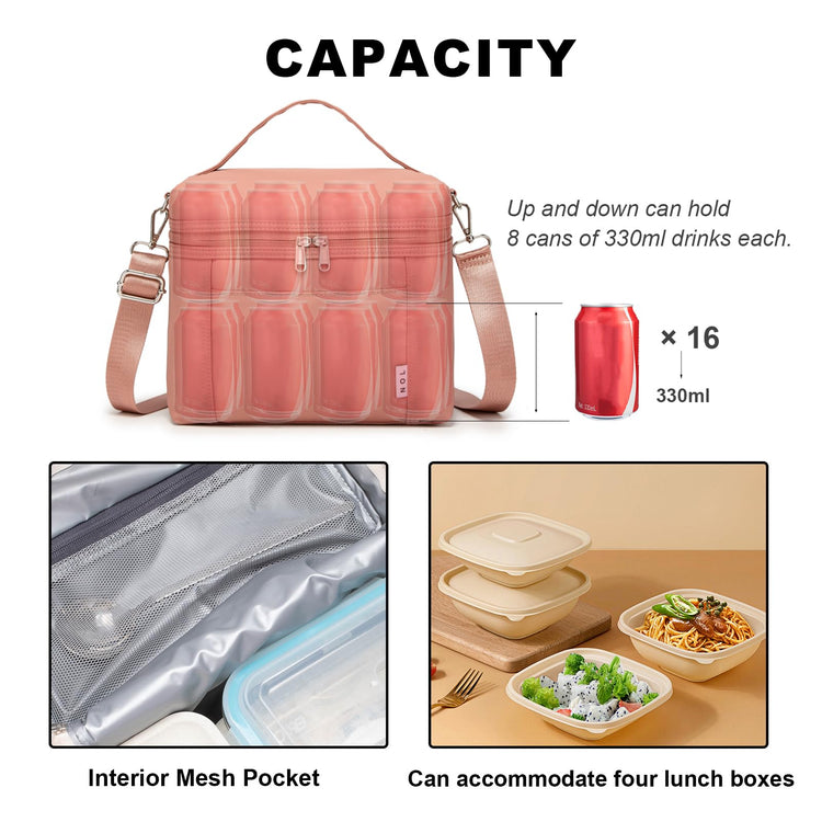 NOL 8L Insulated Lunch Bag for Women