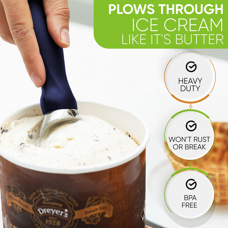 Heavy Duty Metal Ice Cream Scoop w