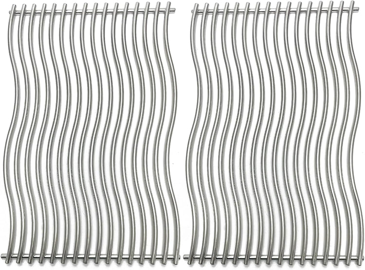 17-3/4" Stainless Steel 2Pack Waved Cooking Grids Grates Replacement Parts for Napoleon Rogue 425 Series 425xt 425 SIB Gas Grill S83013