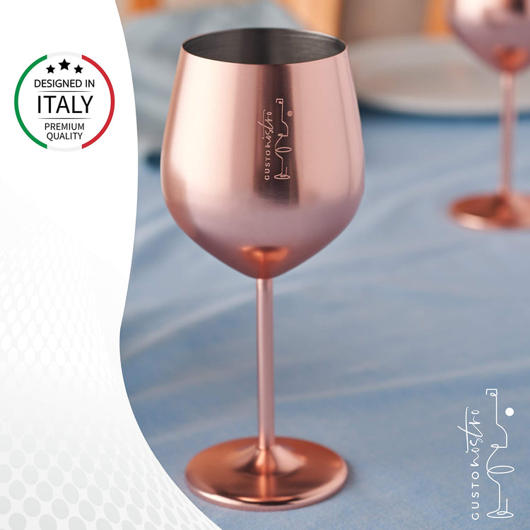 Stainless Steel Wine Glass (2 Count)
