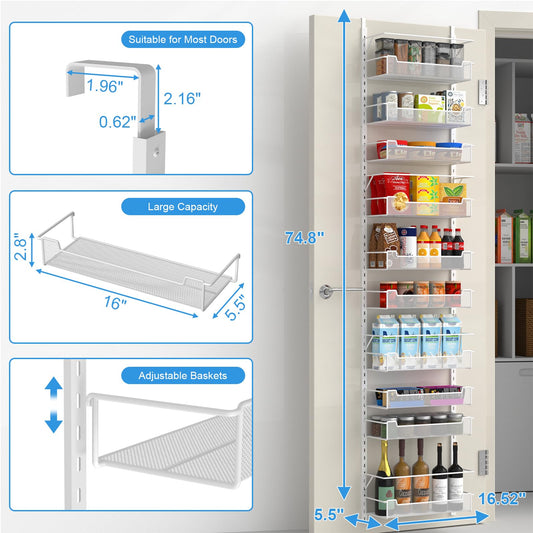 Over the Door Pantry Organizer