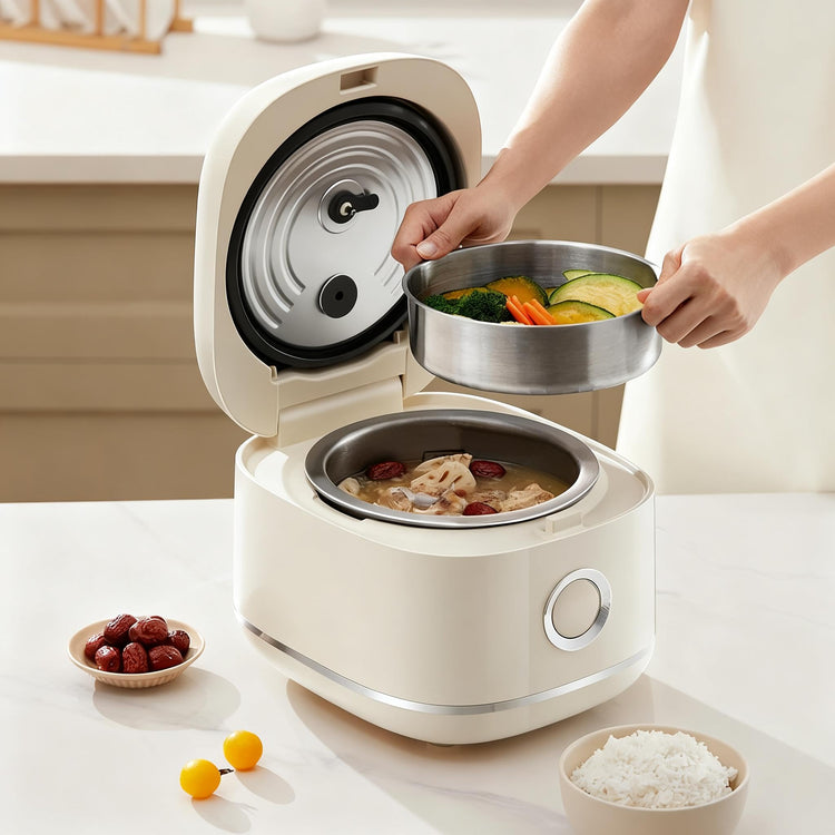 Stainless Steel Rice Cooker (6 Count)