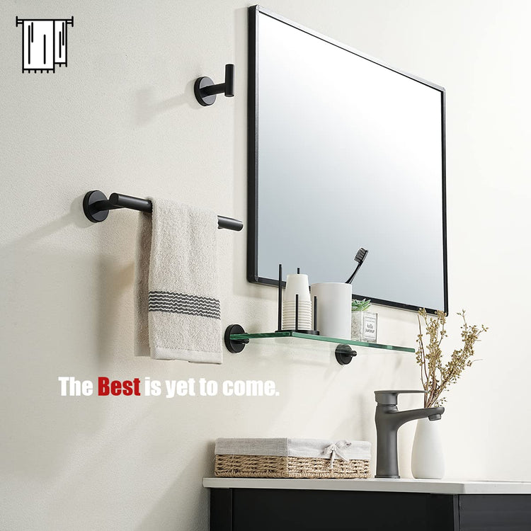 Black Towel Bar
