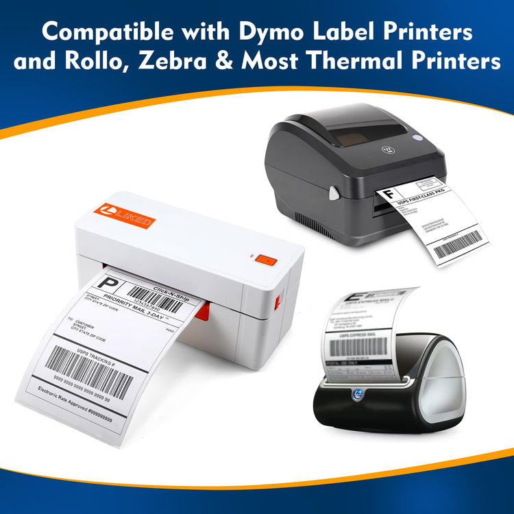 880 4"x 6" Thermal Shipping Labels Replacement for DYMO 1744907 (880 Count)